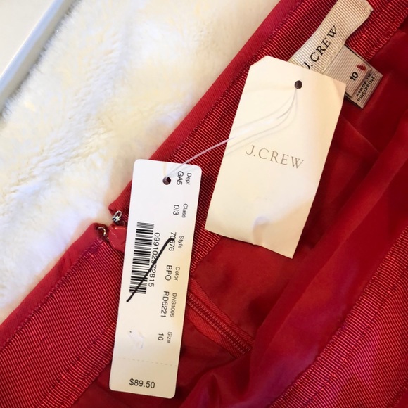 ✨HP✨NWT {J Crew} Pink Skirt w/ Gold Sailor Buttons - Picture 5 of 7